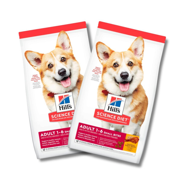 HILLS CANINE ADULT SMALL BITES 6,8 KG X2 HILLS CANINE ADULT SMALL BITES 6,8 KG X2