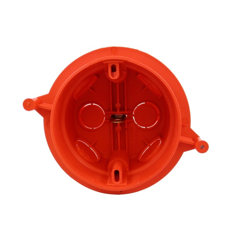 CAJA DE CONEXION PLASTICA NARANJA C/ GRAMPA CENTRO CAJA DE CONEXION PLASTICA NARANJA C/ GRAMPA CENTRO