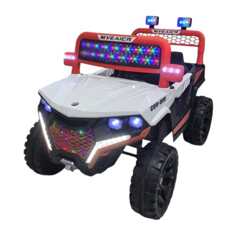 Jeep Bebesit a Bateria Utv 568 BLANCO-NARANJA