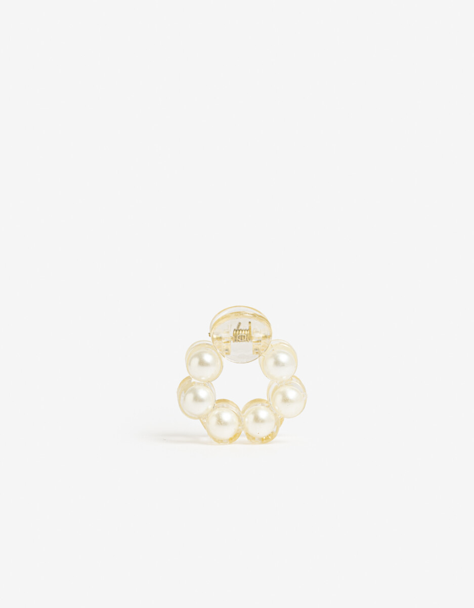 Mini Broche Con Perlas Bolón 