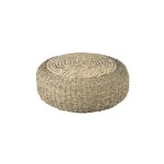 PUFF JACINTO TRENZADO 41x41x15CM PUFF JACINTO TRENZADO 41x41x15CM