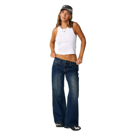Pantalon Rip Curl Archive: Baggy Low Rise Jean Azul