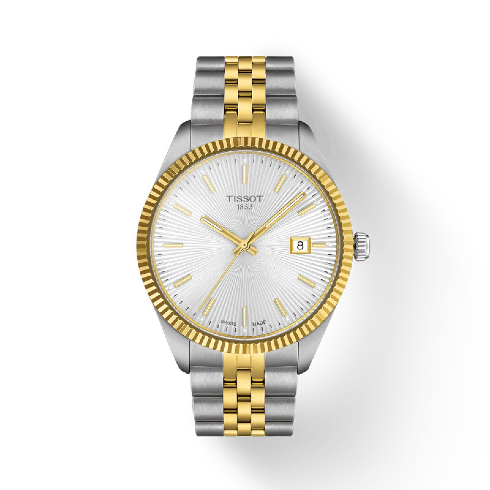 Reloj Tissot Ballade 40mm T1564102203100 En Acero Combinado