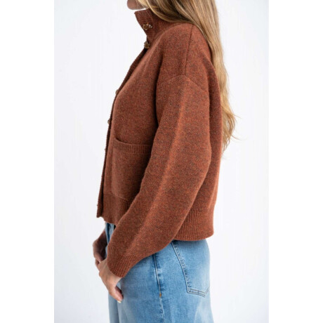 Cardigan Lana Chocolate