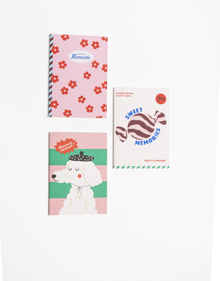 Anotadores Cuadernos y Memos Cuaderno Set Set De Cuadernos Sugar Crush - Combinacion Multicolor