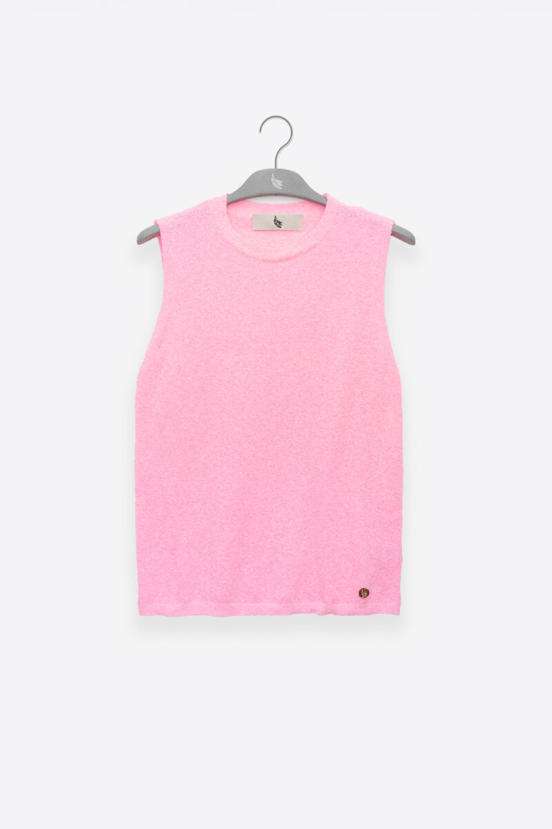 TEE KNIT TOP Cadaques Bubblegum