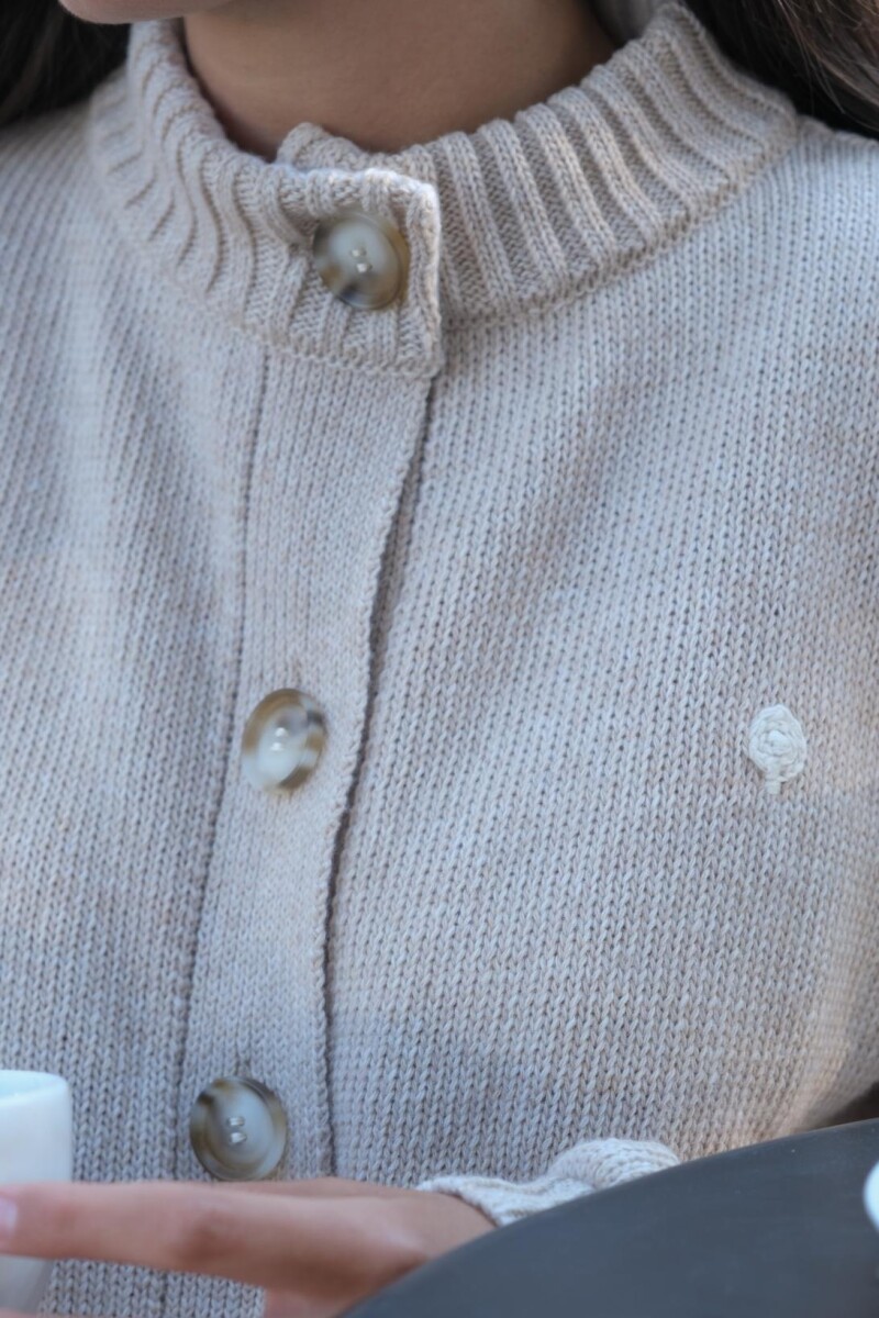 Cardigan Terro Pick Beige