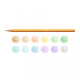 Lapices de colores x12 pastel carioca Lapices de colores x12 pastel carioca