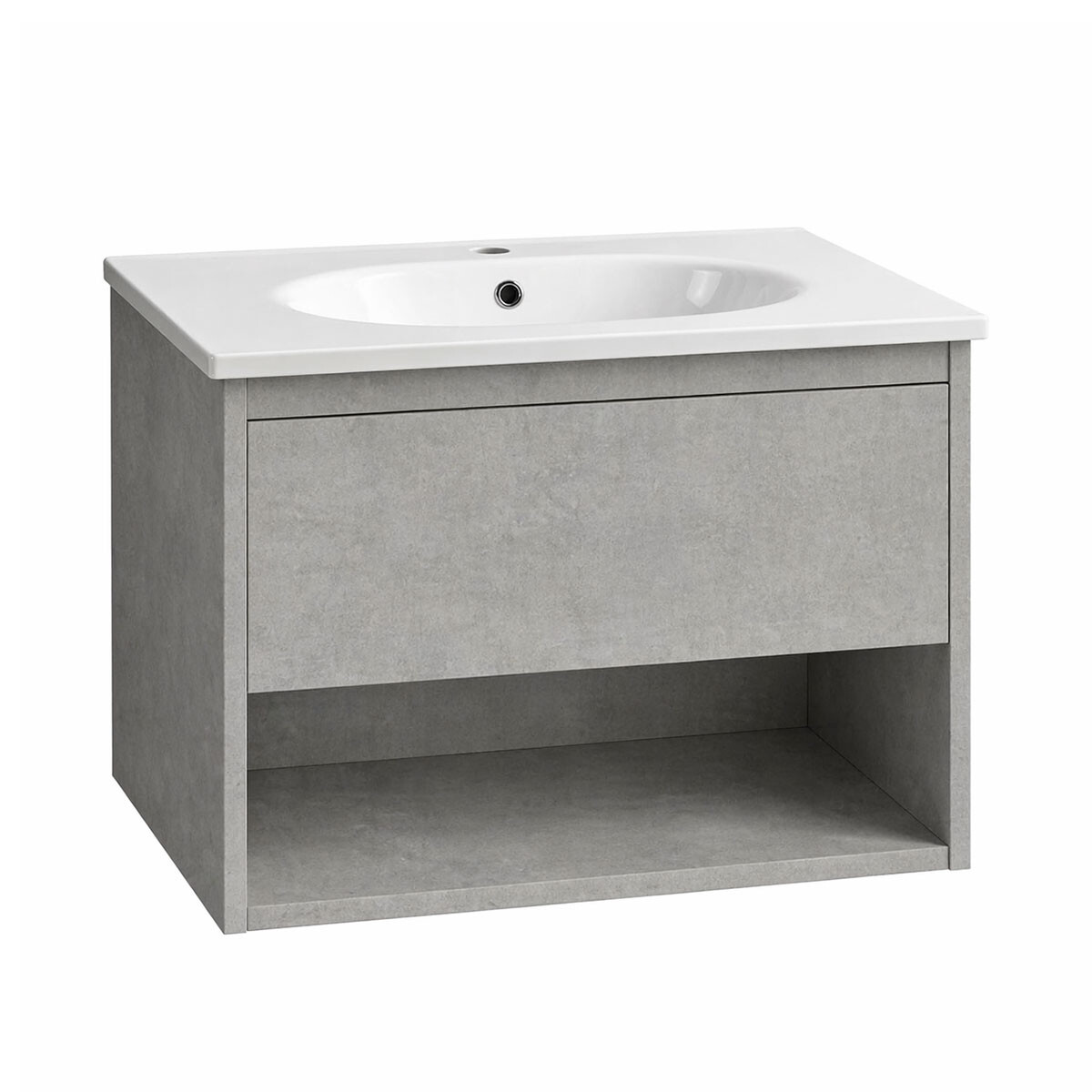 Mueble De Baño Aereo 60X46X50Cm Color Gris 