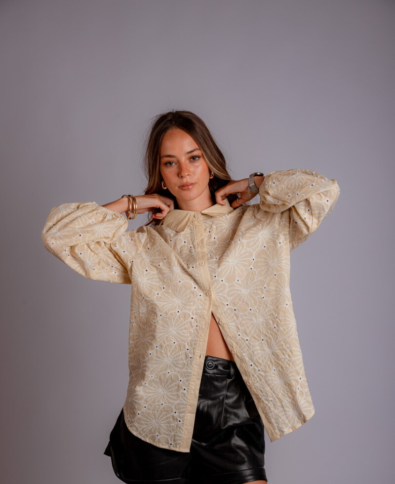Camisa Francia beige