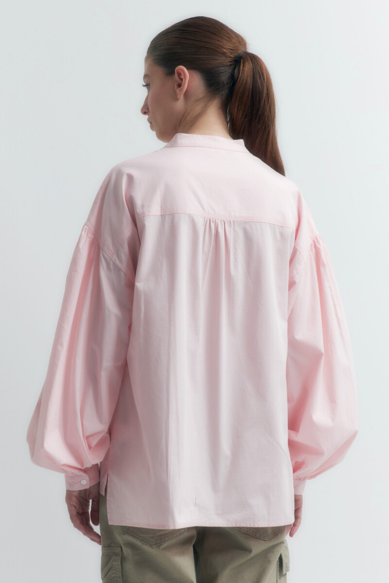 Camisa oversized rosa
