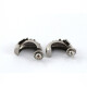 Caravanas Oro Blanco 18K Y Brillantes Caravanas Oro Blanco 18K Y Brillantes