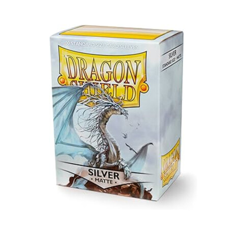 Dragon Shield - Silver Matte Dragon Shield - Silver Matte