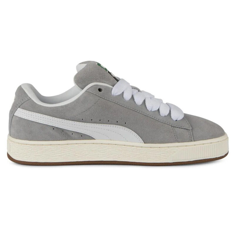 Zapatillas Puma Suede XL Unisex Gray Echo-puma White-puma Gold