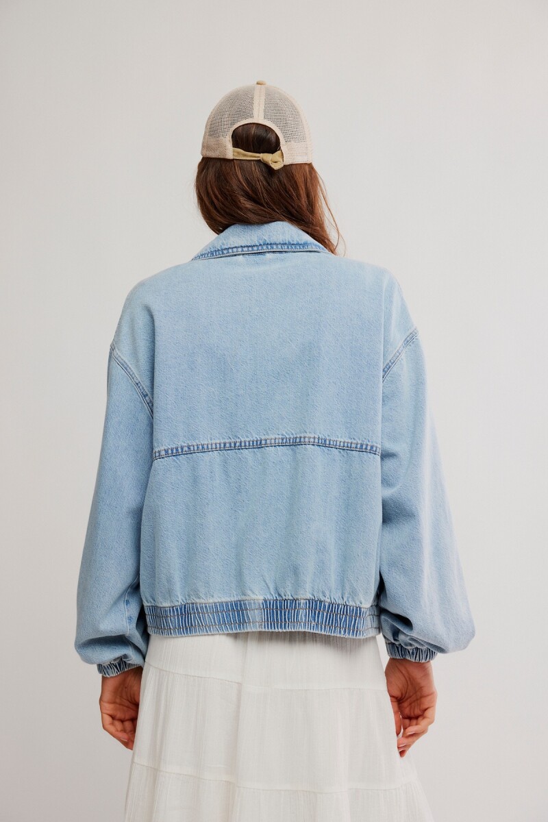 CAMPERA DENIM BIRDIE Azul