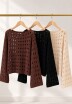 Sweater calado Chocolate