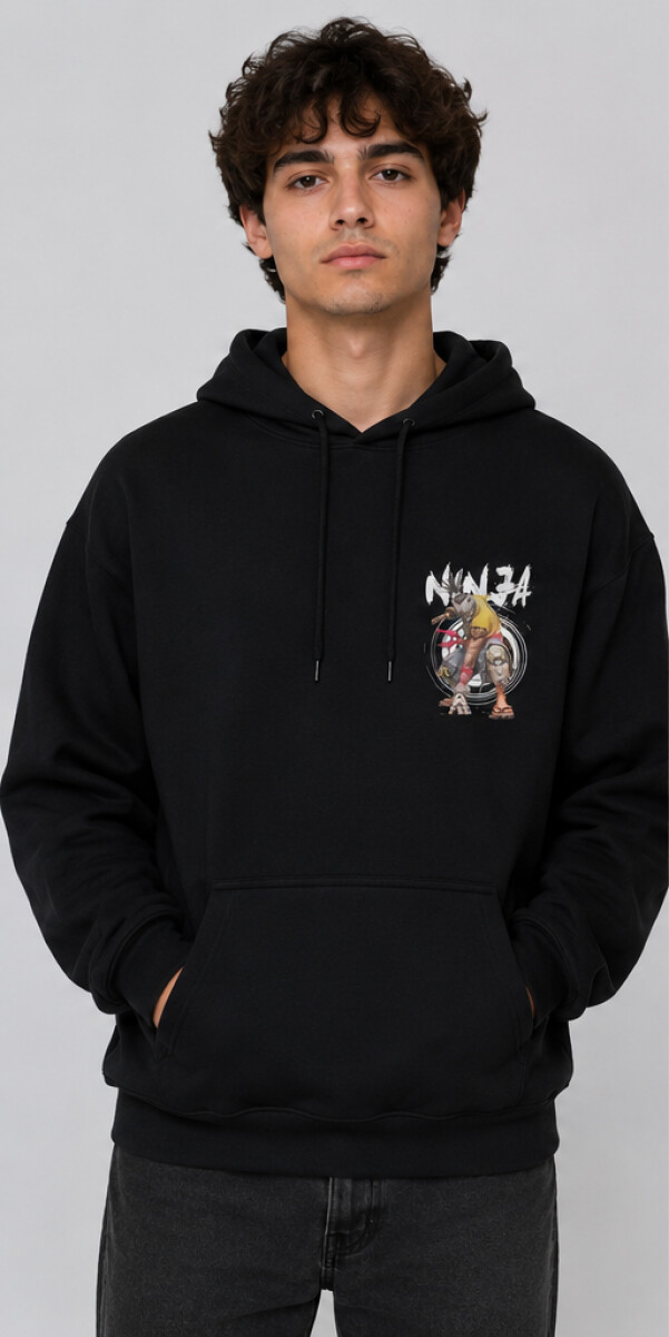 CANGURO OXX 6069 NINJA ATRAS - NEGRO 