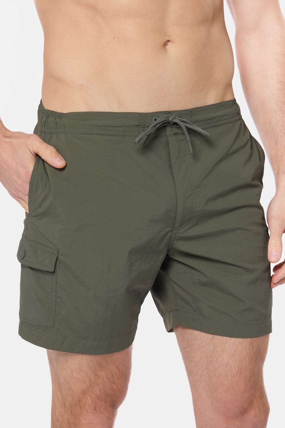 SHORT DE BAÑO CARGO Verde