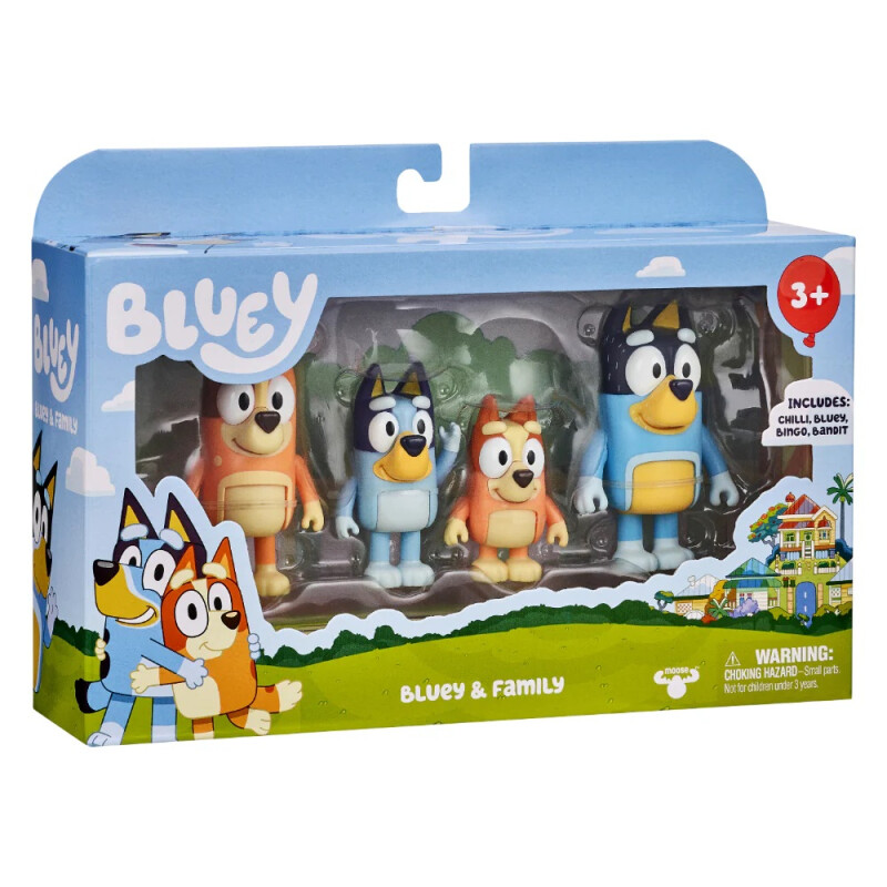 Bluey Set Figura X 4 Bluey Set Figura X 4