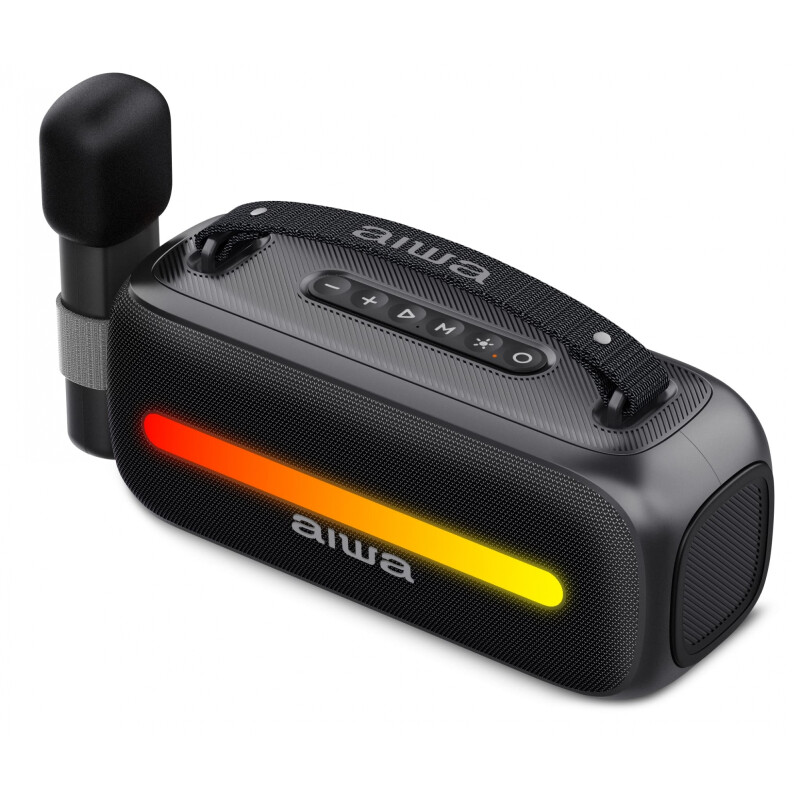 Paralente Activo Bluetooth | USB | FM | Karaoke | 24W PMPO | AIWA | AWS40BT Paralente Activo Bluetooth | USB | FM | Karaoke | 24W PMPO | AIWA | AWS40BT