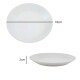 Set x6 Plato para postre 18cm Opalina BLANCO