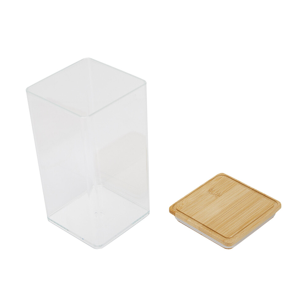FRASCO TRANSPARENTE BAMBÚ Y PLÁSTICO 42970996