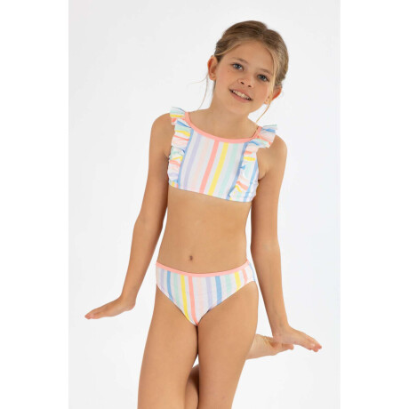 Bikini pom 2-10m Rayas/escoces