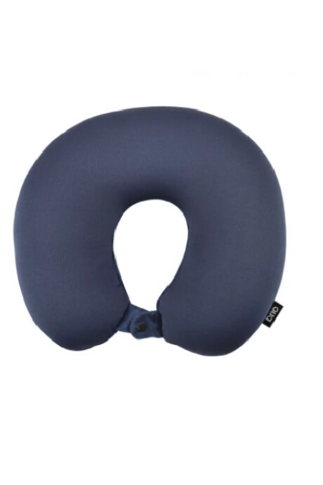 Almohada de viaje relleno Microesferas Azul