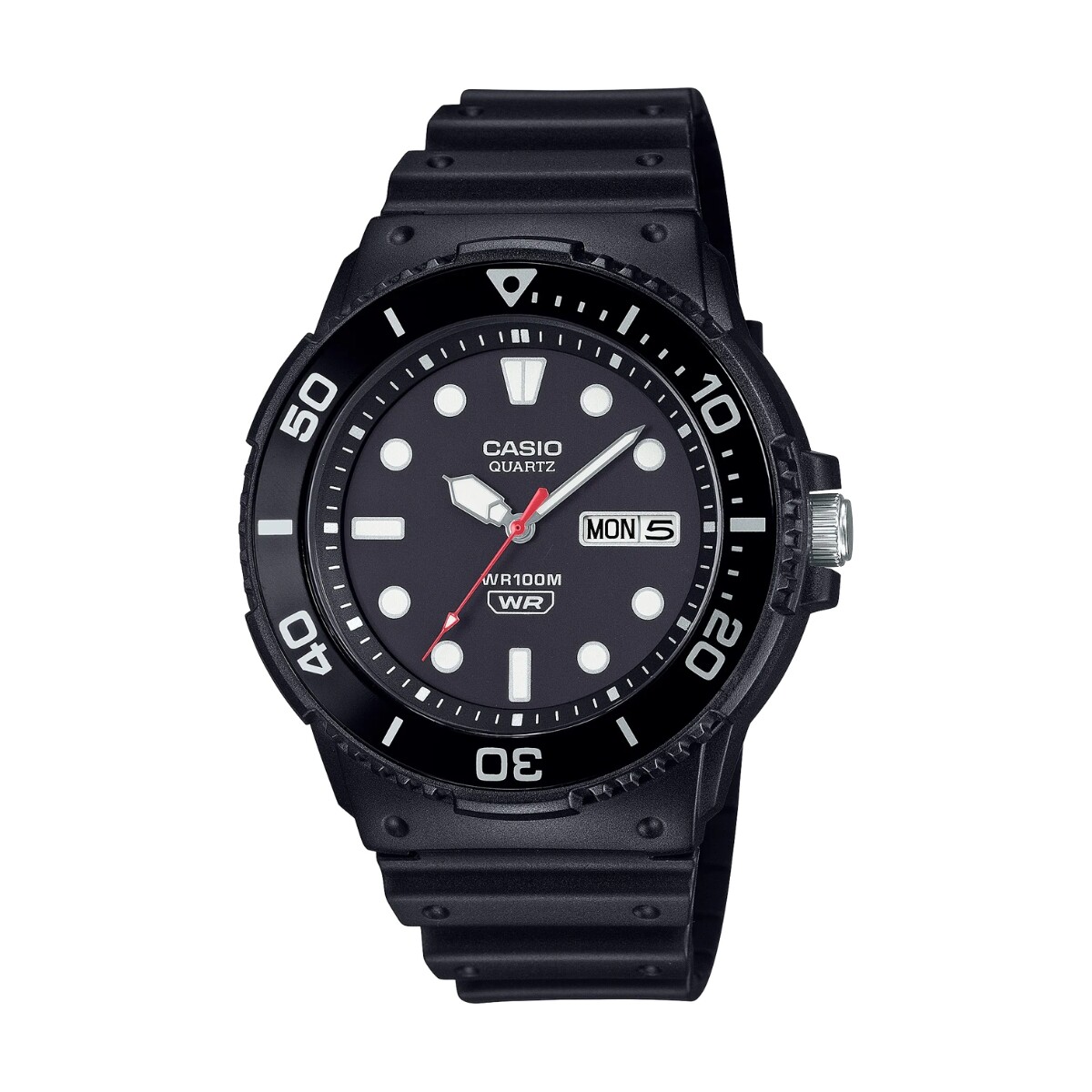 Reloj CASIO MRW230H-1E1VDF Resina Negro Esfera 44mm 