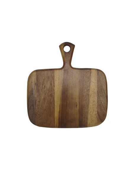 TABLA RECT C/MANGO Y BORDE CURVO MADERA 32X28X1.5CM TABLA RECT C/MANGO Y BORDE CURVO MADERA 32X28X1.5CM