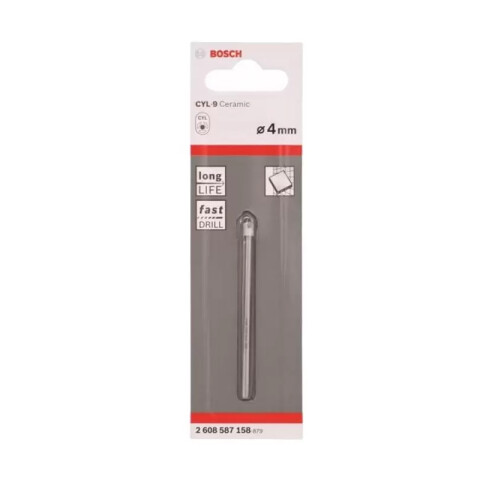 Mecha cilíndrica p/cerámica y azulejos Ø4mm Bosch BS8016