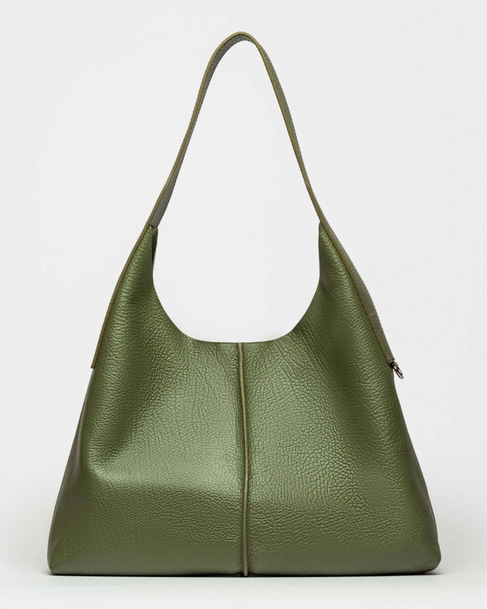 Bolso Tanner en cuero graneado - Verde 