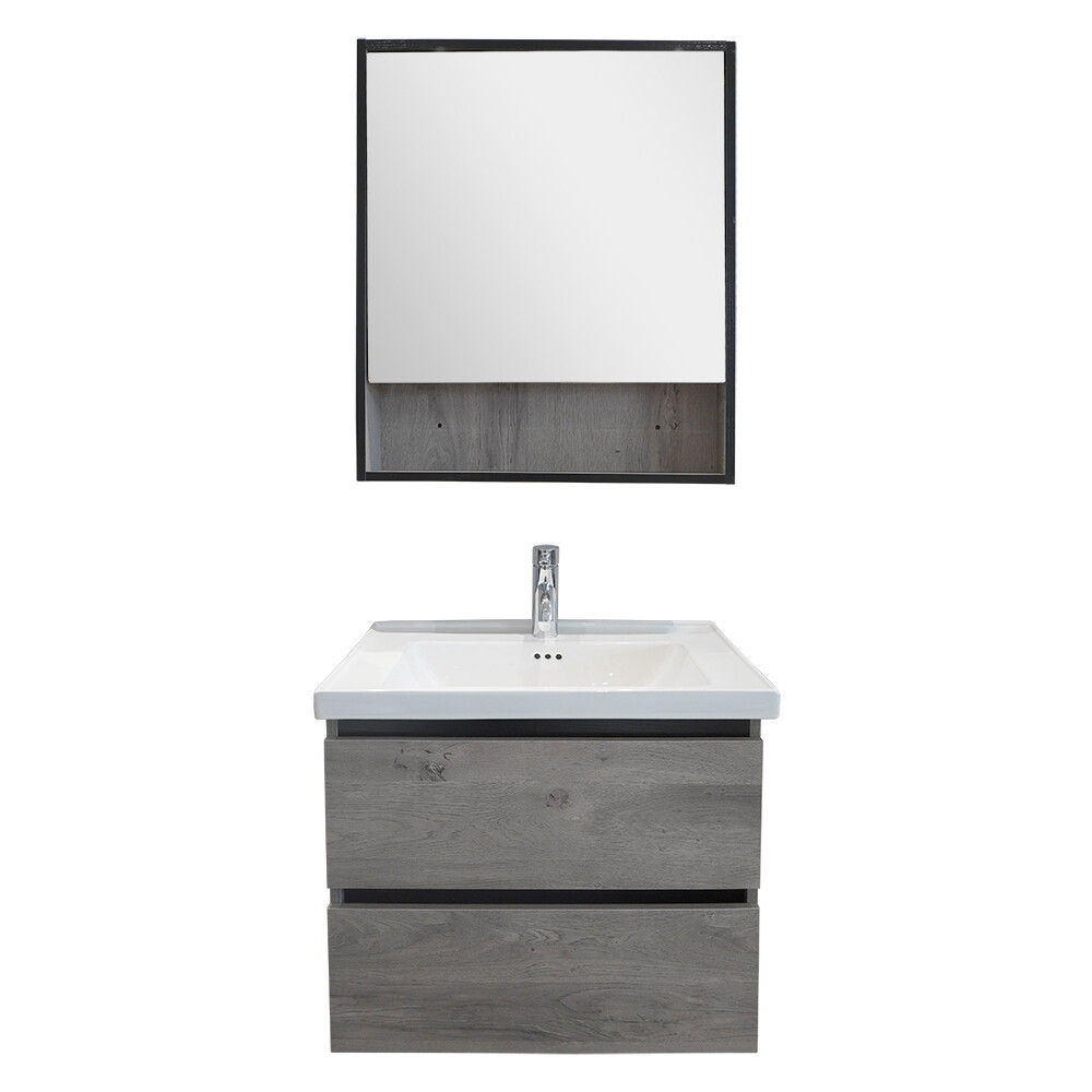 MUEBLE DE BAÑO AÉREO MODELO 2023 -60 / MUEBLE + BACHA + ESPEJO Mueble De Baño Aéreo Modelo 2023 -60 / Mueble + Bacha + Espejo