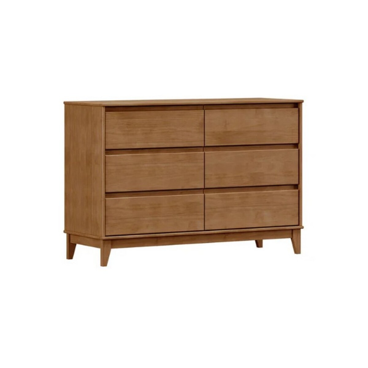 COMODA FINESTRA 6 CAJONES PRATA FREIJO 