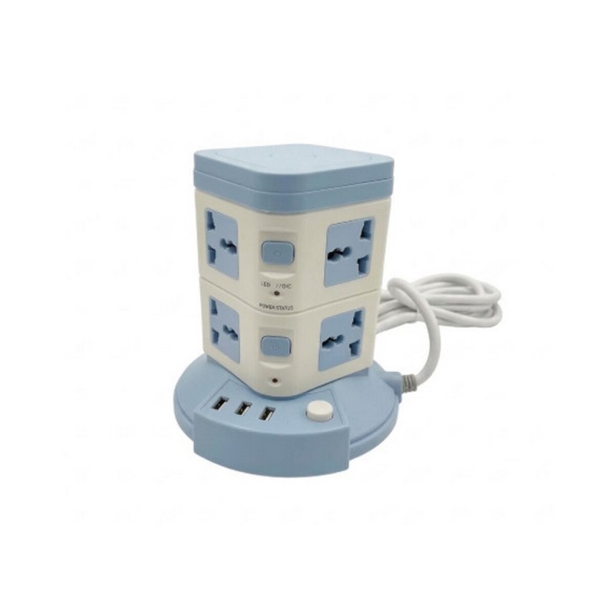 REGLETA DE ENCHUFES 3mts. 8 TOMAS, 3 USB 