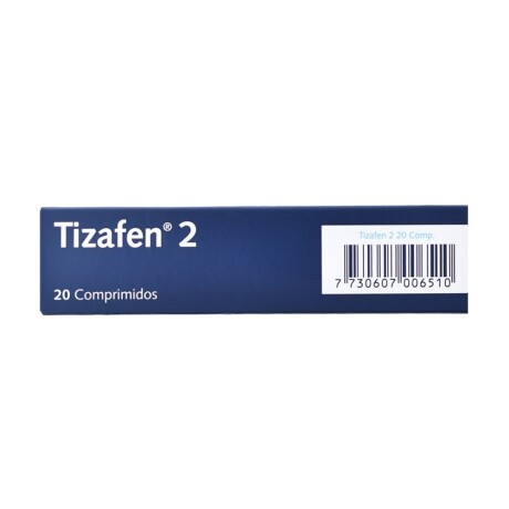 Tizafen 2 mg 20 Comprimidos Tizafen 2 mg 20 Comprimidos