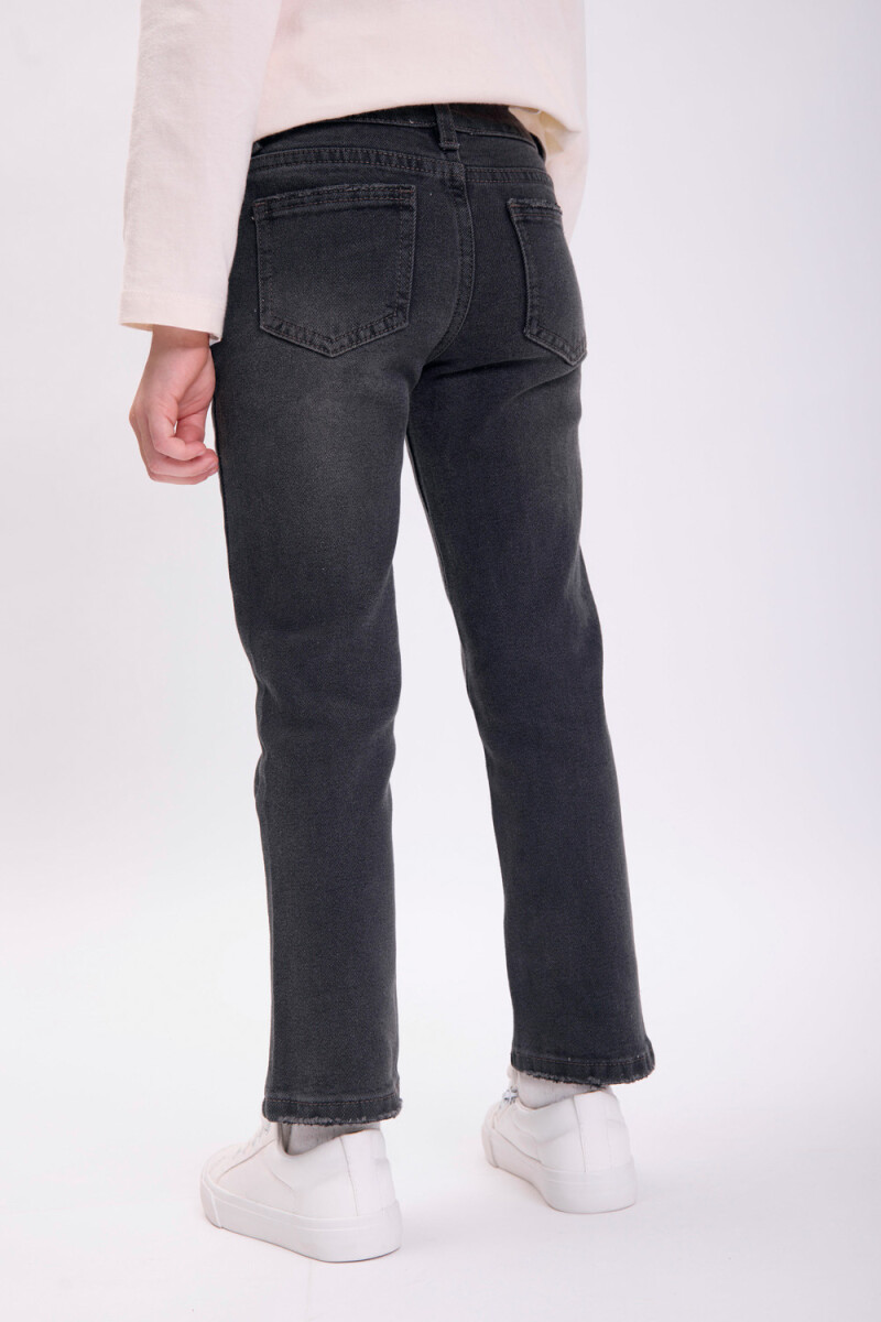 Pantalón jean regular Gris Oscuro
