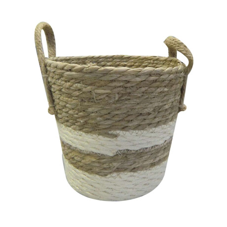 Canasto Mimbre Con Agarradera Home Class 23 X 23 Cm