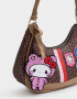 Bandoleras Estampados Bandolera Hobo Hello Kitty Kawaii - Marron Chocolate