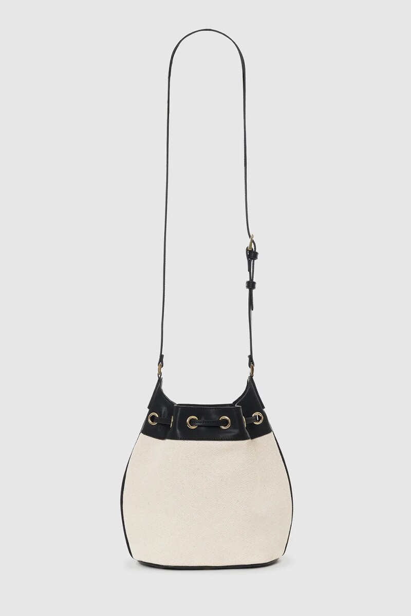 MINI ALANA BUCKET BAG Beige