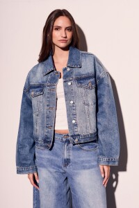 Campera Denim Oversize Denim