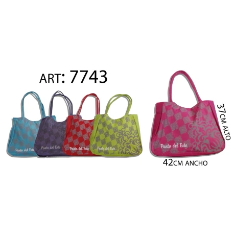 BOLSO PLAYERO PUNTA DISEÑOS 7743 BOLSO PLAYERO PUNTA DISEÑOS 7743