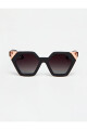 Lentes Tiwi Hexagon Ii Rubber Bicolor Black/pink With Burgundy Gradi