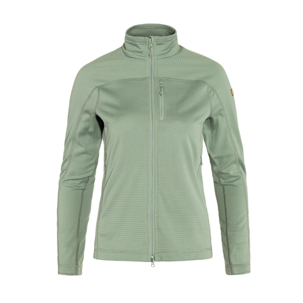 Casaca Fjallraven Abisko Lite Fleece Mujer - Misty Green 