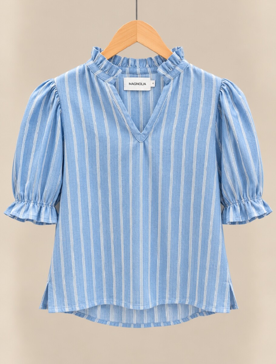 Blusa Danesa - Denim Celeste Raya 2 