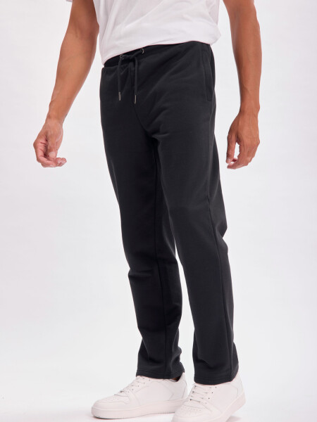 Pantalón deportivo recto Clasico Negro