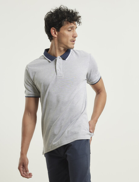 520906 REMERA NAVIGATOR Gris Medio Melange