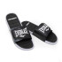 MEN EVERLAST SLIDES WT/BK 9 WT/BK