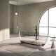 BAÑERA SIMPLE AUTOPORTANTE GRIS HUMO PIEDRA ARTIFICIAL GAMAS DE GRIS
