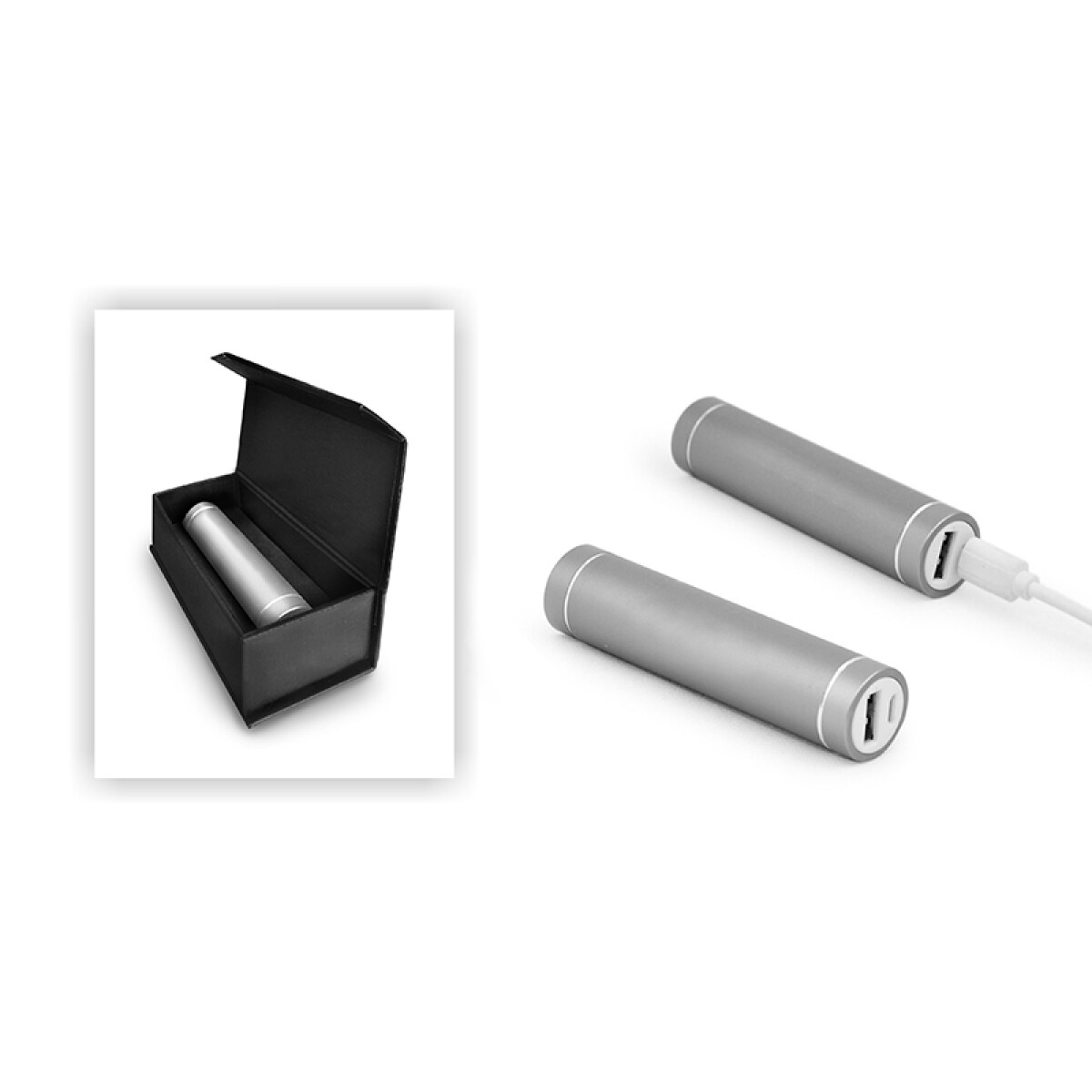 CARGADOR BERING BOX - GRIS METALIZADO 